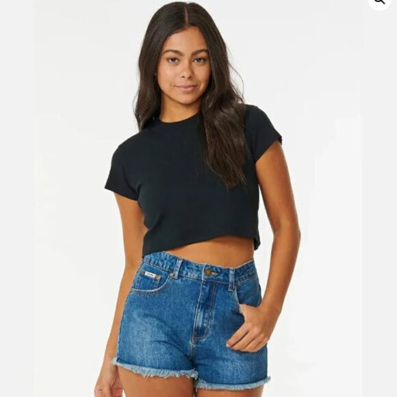 Rip Curl Classic Ribbed Tee - Picture 3 of 3